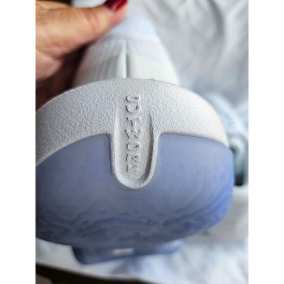 Under Armour Lockdown 7 White Silver Basketball Shoes Mens Size 10 Women 11.5 - Picture 7 of 12